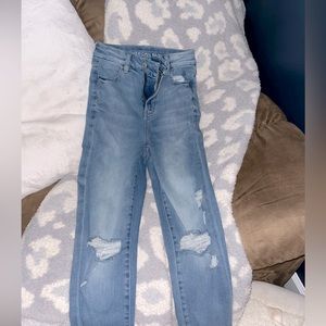 Super stretch high rise American eagle jeans size 8